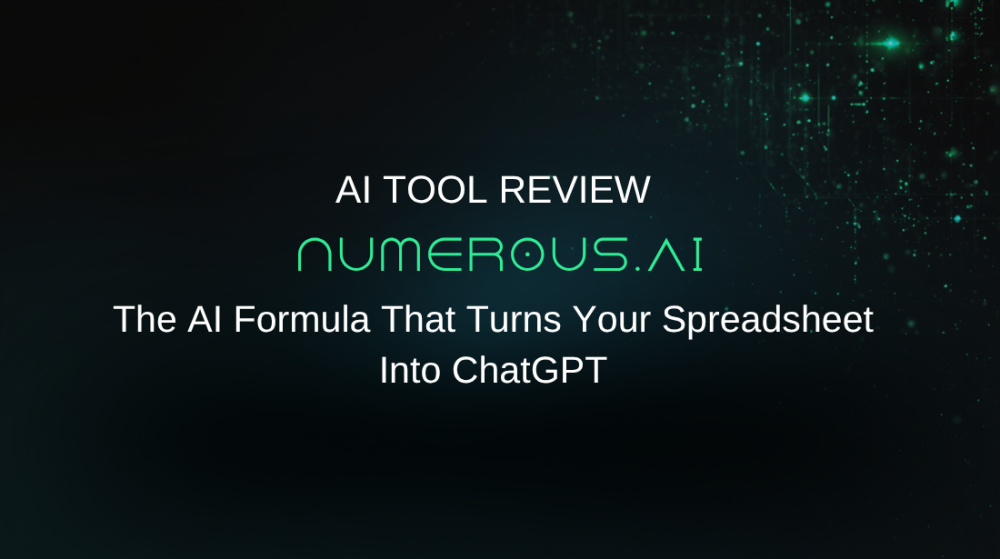 Numerous.ai Review: The AI Formula That Turns Your Spreadsheet Into ChatGPT