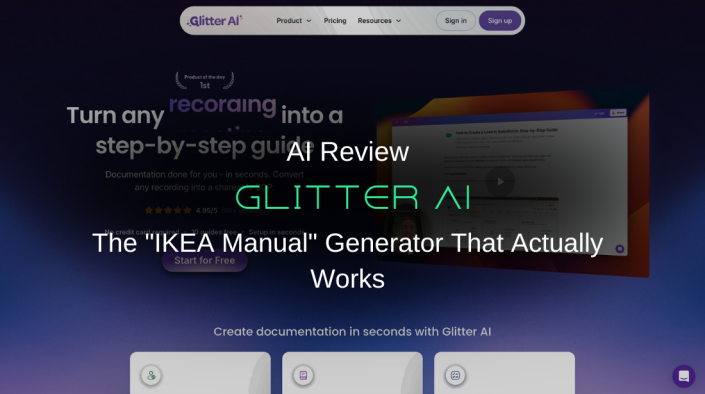 Glitter AI Review: The "IKEA Manual" Generator That Actually Works
